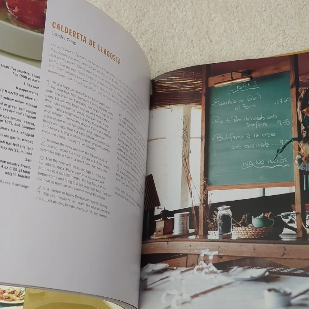 3 For $30. Williams Sonoma Barcelona Recipe Book with Golden Cover